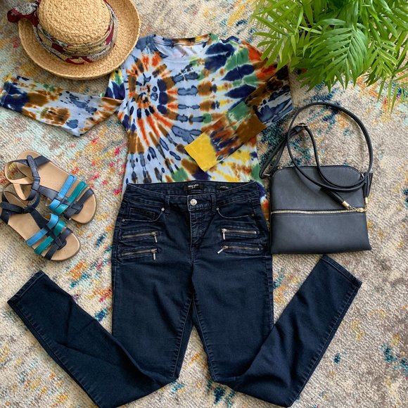 Nine West Denim - Gramercy skinny jeans with zipper detail
